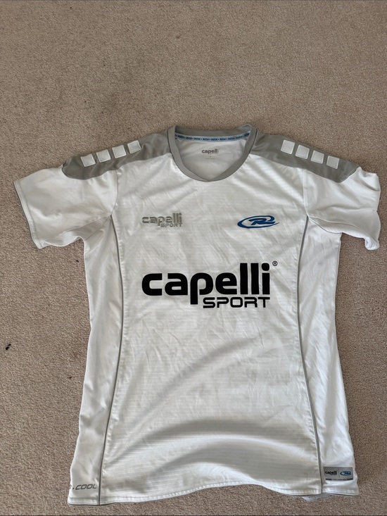 Capelli of New York Tops - Men’s White Athletic Jersey Rush soccer Capelli